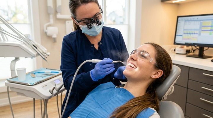 Airflow Teeth Cleaning