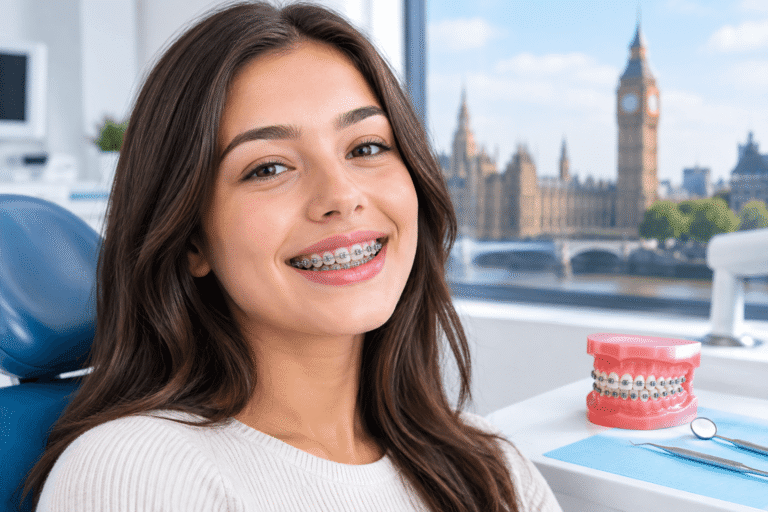 Metal braces cost in London